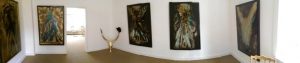 Götterserie von MANFRED DAHMEN in der Ausstellung "Zeus" 2017