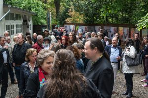 CIRCULO DE BELLAS ARTES - Treffen zur Vernissage "POLLOCK-JAHR 2017" im Galeriehof "Marcus Vitruvius Pollio"