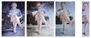 Composition von Bernadett Wiethoff "Lesender"
