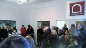 Einführung in die Ausstellung "oxymoron" Claudia Wissel durch Dr. Stefanie Lucci (Ausstellung bis 29.3.18 Sa. 14-18h, So. 11-17h)