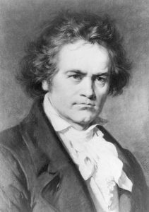 Ludwig van Beethoven gemalt von Karl Jäger (1933-1867)