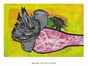 Werk aus 2016 von Alejandro Scasso aus Buenos Aires in der Galerie an der Ruhr, Mülheim, ALemania