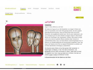 Kunstvermittlung - Partner von bildungscent e.V. KLIMA-KUNST-SCHULE